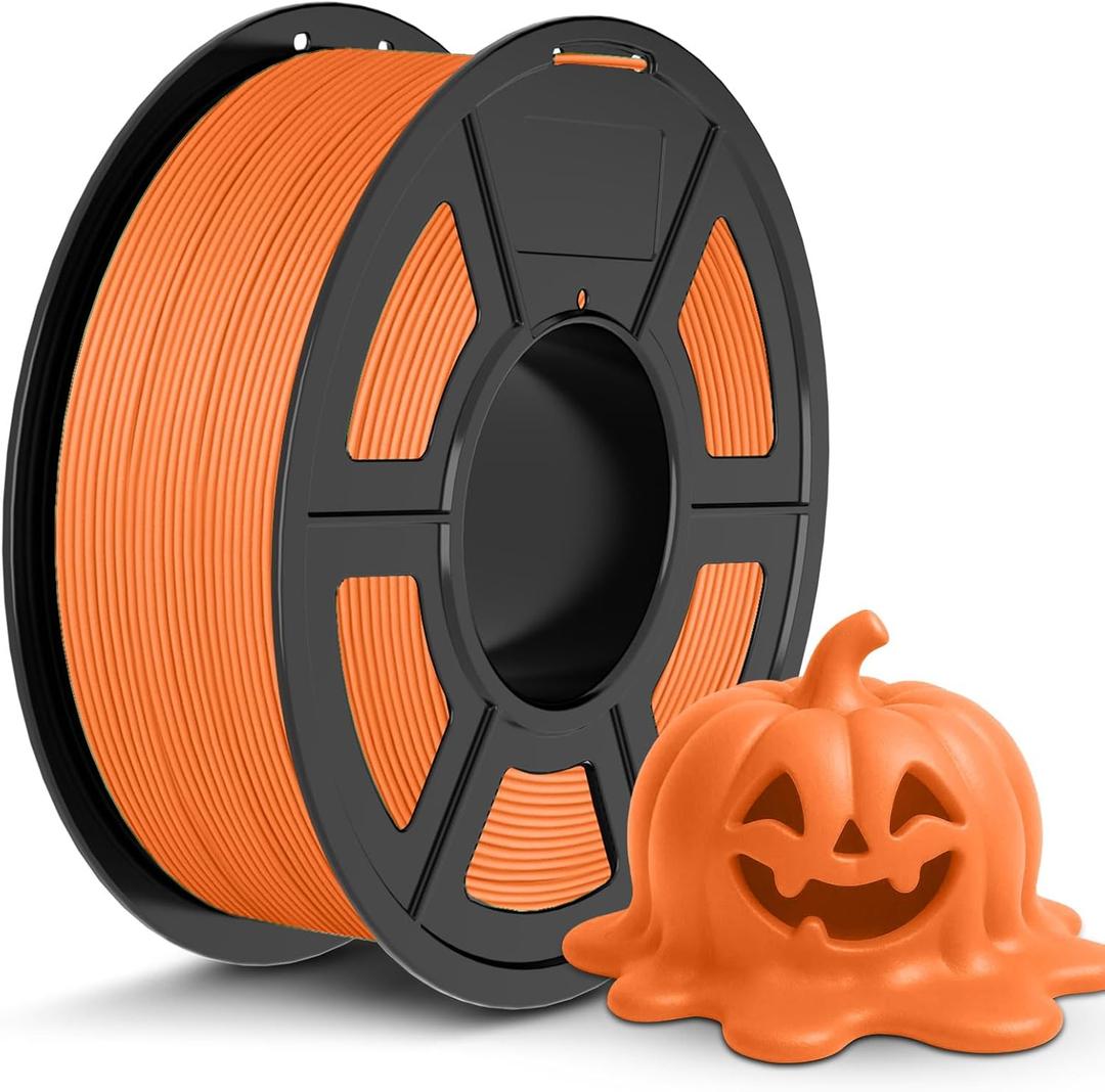 JAYO PLA 3D Printer Filament Orange, PLA Filament 1.75mm, 1.1KG Spool, Dimensional Accuracy +/- 0.02mm, Fit Most FDM Printer