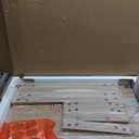 SICOTAS Rattan Nightstands Set of 2 - Boho Shelf Bedside Tables Narrow End Table Living Room Set of 2 Side Table with Rattan Storage Shelves for Small Space - Light Oak