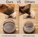 3 x Mongdio #4 Cone Coffee Filters 8-12 Cups, Disposable Coffee Filters, Natural Unbleached Coffee Filters for Drip and Pour Over Coffee Maker - 100 Count