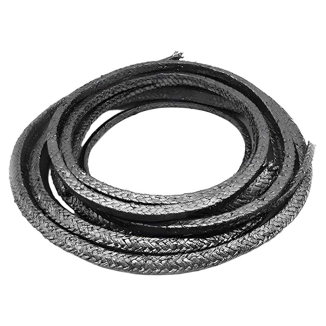 Flexible Graphite Braided Compression Packing for Pump Valve or Mechanical Seal,1/4" x 1/4", 10 feet
