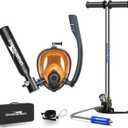 Mini Scuba Tank, 5-10 Minutes Usage Time Scuba Tank Kit, DOT/CE-EN250 Certification Dive Tank, 0.5L(3.5Cu Ft) Capacity Portable Scuba Tank, 3000 Psi Max Pressure, Aluminum Diving Tanks