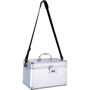 Hillocky Medicine Lock Box with Code | 12.6 x 8.7 x 9 Inch Portable Combination Lock Box for Medication, CBD | Secure Storage for Home & Travel (Large)