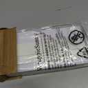 No Drill Blackout Cellular Shades for French Doors, 1 Pack, 25"x70", White