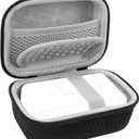 Geekria for Creators Microphone Carrying Case Compatible with DJI Mic 3, Mic 2, Mic Mini, Hollyland Lark MAX 2, Lark MAX Charging Case, Mic Hard Shell Travel Bag with Cable Storage (Black)