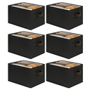 Cupic Cupid Storage Bins Closet, Fabric Closet Organizers and Storage, 4-Pack Baskets for Organizing, Large Storage Boxes with Handles for Clothes and Toys, Beige
