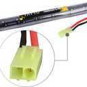 TATTU 8.4V NiMH Airsoft Battery,1600mAh Butterfly Nunchuck Stick Battery with TMY Connector for Airsoft Gun
