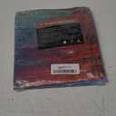 Emvency Set of 2 Red and Blue Throw Pillow Covers Vintage Abstract Orange Messy Rust Painting Decorative Pillow Cases Home Decor Standard Square 16x16 Inches Pillowcases