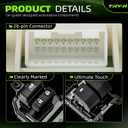 84040-33100 Power Master Window Switch Driver Side for Toyota Prius 2010-2015 Camry 2010-2011 Replace# 84040-06020, 84040-06030