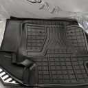 3W Floor Mats & Cargo Liner Fit for Honda CR-V 2023-2026 (Include Hybrid) | Fit for (Upper Positon) Trunk Unscented All-Weather TPE Heavy-Duty Car Mats Stain Prevention Easy to Clean