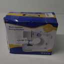 Portable Sewing Machine, Lncludes Beginner Basic Sewing Machine Kit, 12 Stitch Patterns BuiltIn, Versatile 2Speed Foot Pedal, Great for Beginners, Adults, Home Use  Blue and White