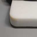 Ruqmuis Chair Cushions for Dining Chairs, 2" Thick Seat Cushions for Kitchen Chairs, D-Shaped Chair Pads with Washable Cover, Ties and Non Slip Backing, 17'' x 16'', Set of 4, Light Blue