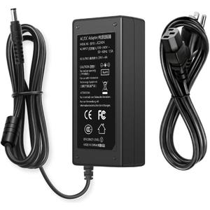 24V DC Power Supply 4A Universal AC Adapter, 100-240 50/60Hz Adapter to 24 Volts 4Amp Transformer, DC 24V Power Cord, 5.5mm x 2.5mm Plug