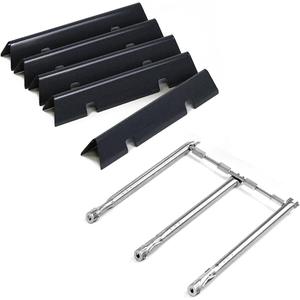 Spirit e310 Replacement Parts for Weber Spirit II E-310 E-320 E-330 S-310 S-320 S330 with Front Control, 7636 Flavorizer Bars & 69787 Grill Burner for Weber Spirit 2 Grill with GS4, Spirit II 300