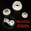Kids Powered Ride On Car Remote Control Stroller Gear Replacement W5-30 Gear Set for Kids Electric Car W5-30 Gearbox Gear Replacement Parts (W5-30 Gear Set)