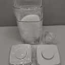 Ankou Airtight Food Storage Container with Pop Lid & 130ml Scoop, 4L/4.2qt *2 BPA-Free Cereal, Rice, Flour, Pasta & Snack Container, Stackable & Durable,Kitchen Pantry Organizer