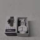 MQOUNY for Magsafe Tripod Stand for iPhone,Portable Pocket Size Selfie Stick with Rechargeable Remote and Metal Ring,Extendable Detachable Cell Phone Tripod Compatible with iPhone/Android (White)