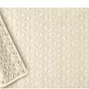 WRISIN Non Slip Bathtub Mat for Bath Tub Shower - Natural Rubber Mat with 241 Suction Cups - Soft Bathroom Safety Mat - Unique Diamond Pattern - Fatigue Relief - Machine Washable - 16 X 28 Inch (Beige)