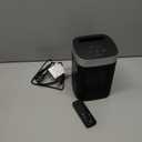 Small Portable Space Heater for Indoor Use - VOCRS 1500W PTC Electric Heater with Thermostat, Remote Control, 12H Timer, Eco and Fan Mode, Rapid and Safe Heating for Bedroom, Office