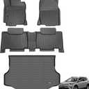 ANBINGO Floor Mats & Cargo Liner for Toyota RAV4 2013-2018 (Not for Hybrid or Prime) Custom Fit LE/SE/XLE/Limited/Platinum/Adventure, AWD&FWD Full Set Accessories - Black