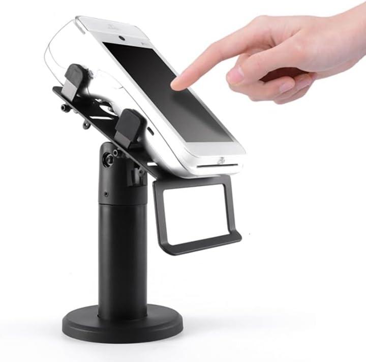 Universal Credit Card Terminal Stand - (Ingenico, Verifone, Dejavoo, Pax) - 360 Swivel & Tilt Countertop POS Card Reader Holder - Fits Most Payment Terminals - Adhesive or Bolt-Down Mount