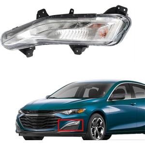 WFLNHB DRL Lamp Driver Side Front Fog Light Replacement for Chevy Malibu 2019-2022 Daytime Running Light Turn Signal Lamp 84575553 84575552