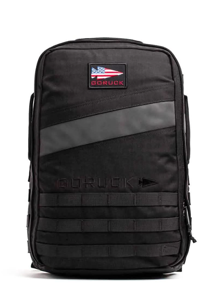 GORUCK Rucker 4.0 20L Black - Purpose Built Rucking Backpack, Military Weight Training Rucksack w/Ruck Plate Pocket and Extra Padded Straps