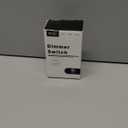 MOES Digital Dimmer Light Switch, 3 Way & Single Pole Dimmable Switches for LED,CFL,Incandescent,Halogen, 600Watt Max, No Neutral Wire Required, ON/Off Switch with Dimming Buttons (1 Pack, White)