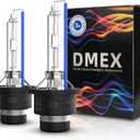 DMEX D4S HID Headlight Bulbs Xenon 35W Replacement 66440 42402 42402WX - Pack Of 2, 8000K White Blue (Not Fit Halogen Headlamp)