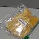 FUNFERY 100 Pcs Gold Organza Bags - 3x4 in, Small Mesh Drawstring Gift Bags for Sachet, Jewelry, Candy, Wedding Favor, Easter Day