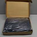 Dog Car Seat Cover for Back Seat Cover,Non Stick Fur Rear Seat Protector for Pet,Nonslip Waterproof Durable Universal Fit Interior Backseat Covers for Auto Van SUV (Black)