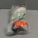 IECOii Dog Winter Coat Waterproof - Orange, Medium - Dog Coat with Harness Built in for Medium Dogs, Thermal Warm Fleece Lined with Zip Up Cold Weather Jacket,Reflective Snowsuit for Outdoor Hiking (Medium(Chest:20.9 in))