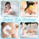 10 Pcs Bath Loofah Shower,Mesh Sponge Pouf,Soft Mesh Shower Loofahs for Body Wash,Bathing Accessories,Bathroom(10 Colors)