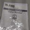 Avery Standard View 3 Ring Binder, 0.5" Round Rings, 100-Sheet Capacity, 0.7 Inch Wide Spine, 1 White Binder, Ideal for Lightweight Organization and Occasional Referencing (05706)