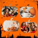2 x 30 Pcs Halloween Pumpkin Swizzle Sticks Glitter Coffee Drink Stirrers for Fall Thanksgiving Hot Cocoa Bar Supplies Bar Decoration Reusable Cocktails MixersPumpkin