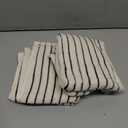 Jacquotha Black and White Striped Hand Towels for Bathroom, Vintage Kitchen Decor, Guest Use, Adults & Kids, Natural Cotton, 14 x 29