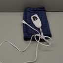 Electric Heating pad with 6 Heat Settings, Auto Shut Off, Dry Electric Heating for Back Neck Knee Arms Legs Shoulder Heat Pads for Christmas Birthday Father's Day Mother's Day (24"X12", Dark Blue)