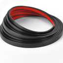 Wowstar 30 Ft Peel & Stick Trim, Flexible & Self-Adhesive Molding for Walls, Edges, Borders, Window Frames, Backsplash Tiles - Black