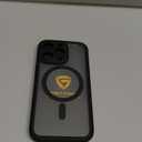 ImpactStrong Magnetic Guard Designed for iPhone 13 Pro Case [Camera Protection] [Military Grade Drop Tested] [Compatible with MagSafe] Slim Translucent Matte Phone Case (6.1") - Black