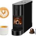 CHULUX RectoCafé Espresso Machine for Nespresso Original Capsule Pod, 20 Bar Professional Italian Pump Coffee Machine, Extra Mini Espresso Maker for Home & Office, Black