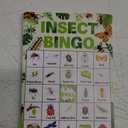 Insect Bingo Game Cards for Adults, Bug Bingo Cards Game for Family Holidays Friends Gatherings, Ideal for Bug Themed Party Game, 24 Players Birthday Party Supplies Favors, 004