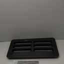 RV 20" Refrigerator Upper/Lower Side Wall Vent with Mesh Insect Screens for Campers Trailers (Black)