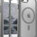 Magnetic for iPhone SE Case 3rd/2rd,iPhone 8/7 Case, [Compatible with MagSafe][Military Grade Drop Protection][Heavy Duty Protection][Non-Slip] 2-Layer Durable Bumper Phone Case 4.7''-Gray