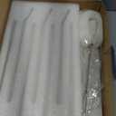 KMIGRUAN Large Hobnail Drinking Glasses Set of 6, 15oz Blue Vintage Glassware, Embossed Glass Cups, Water Tumbler, Highball Glasses For Beer, Juice And Various Mixed Drinks