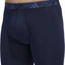 adidas Men's Microfiber Boxer Briefs Underwear (Multipack) Athletic Stretch-Fit (L)