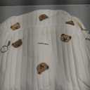 Diaper Bag Backpack, Medium Maternity baby bag & Changing Pad, Insulated Pockets, Stroller Straps & Pacifier Case (Medium - Beige Bears)