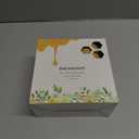 3x6 Inch Pure Natural White Honeycamb Beewaxs Pillar Candle Rolled Candles,60 Hours Long Burning, Unscented and Dripless for Home Decor Christmes Weddings