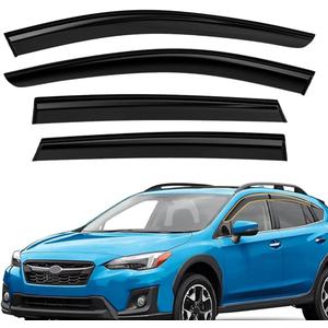 Rain Guards Window Visors Deflectors Fit 2017-2023 Subaru Crosstrek Impreza Hatchback Window Visors for Cars Vent Deflector 4Pcs