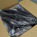 HOUSE DAY Black Velvet Hangers 60 Pack, Non Slip Clothes Felt Hanger Heavy Duty for Coat, Premium Slim Space Saving Suit Hangers for Closet Organizer, 360 Rotating Silver Hook