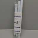 White Tension Curtain Rod for Windows 28 to 48 inch, Adjustable Expandable Pressure Spring Curtain Rod No Drilling, 7/8" Curtain Rod for Bedroom Doorway Closet Door