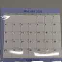 32" x 48" 2026 Wall Calendar, Folded Wet & Dry Erase Wall Calendar 12 Month, Yearly Laminated Wall Calendars, Reversible Annual Planner, Horizontal/Vertical, with Julian Dates